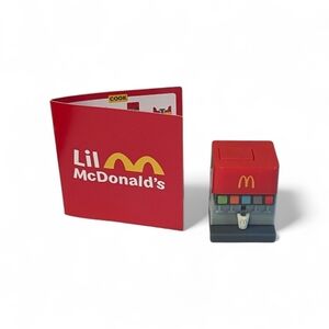 Lil McDonald’s 2025 Happy Meal Toy Mini McDonald drink dispenser soda machine 5
